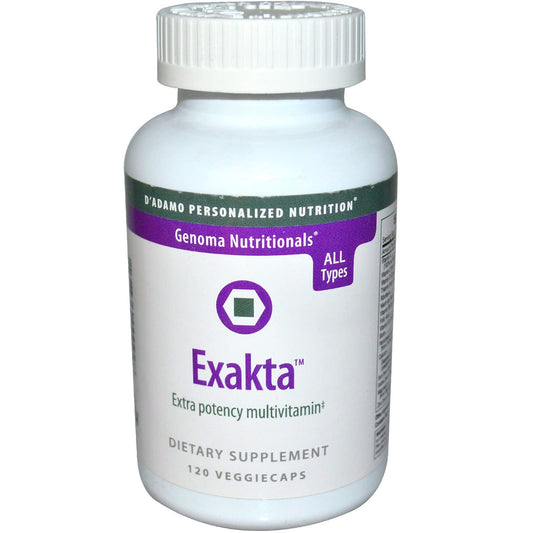 Exakta 120 Vegetarian Capsules by D'Adamo Personalized Nutrition