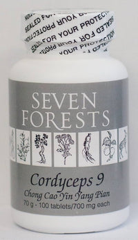 Cordyceps 9 by Seven Forests, 100 Tablets