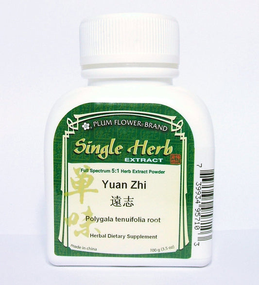 Chinese Senega Root, Herb Extract Powder / Yuan Zhi / Polygala Tenuifolia, 100g or 3.5oz by Plum Flower