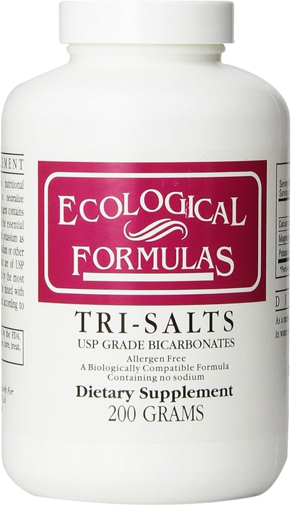 Ecological Formulas Tri Salts Calcium Magnesium Potassium 200 GMS X 2 Bottles Sodium-Free