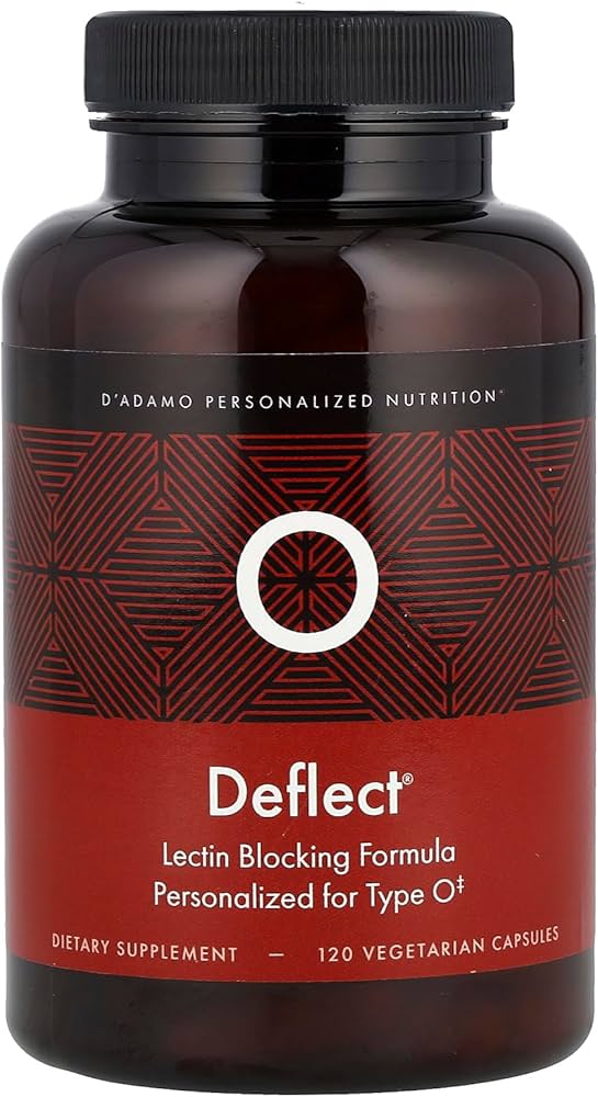 D'adamo Deflect® O, Lectin Blocking Formula, 120 Vegetarian Capsules