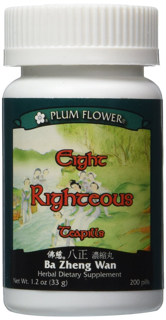 8 Righteous Teapills (Ba Zheng Wan), 200 Counts by Plum Flower, Green,
