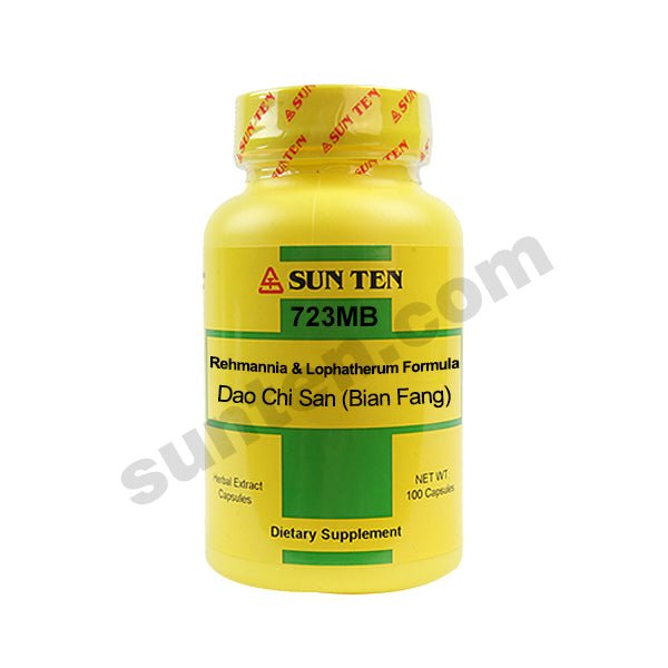 Sun Ten Dao Chi San (Bian Fang) Rehmannia & Lophatherum Formula 723MB Capsules