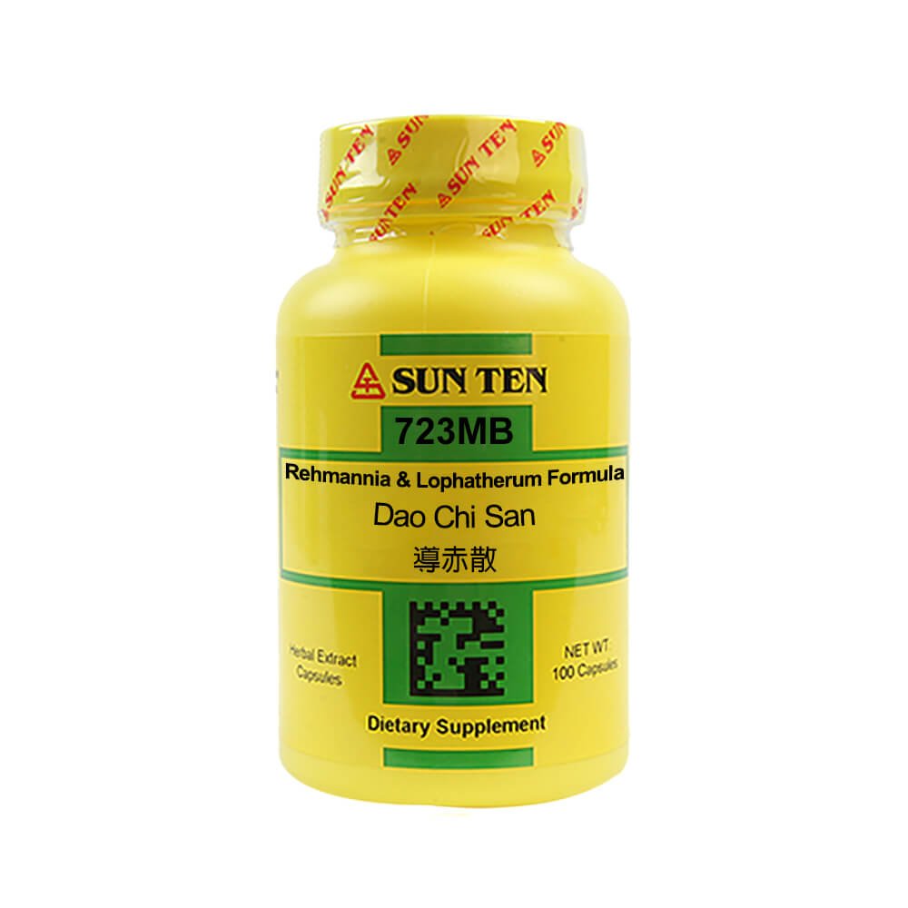 Sun Ten Dao Chi San (Bian Fang) Rehmannia & Lophatherum Formula 723MB Capsules
