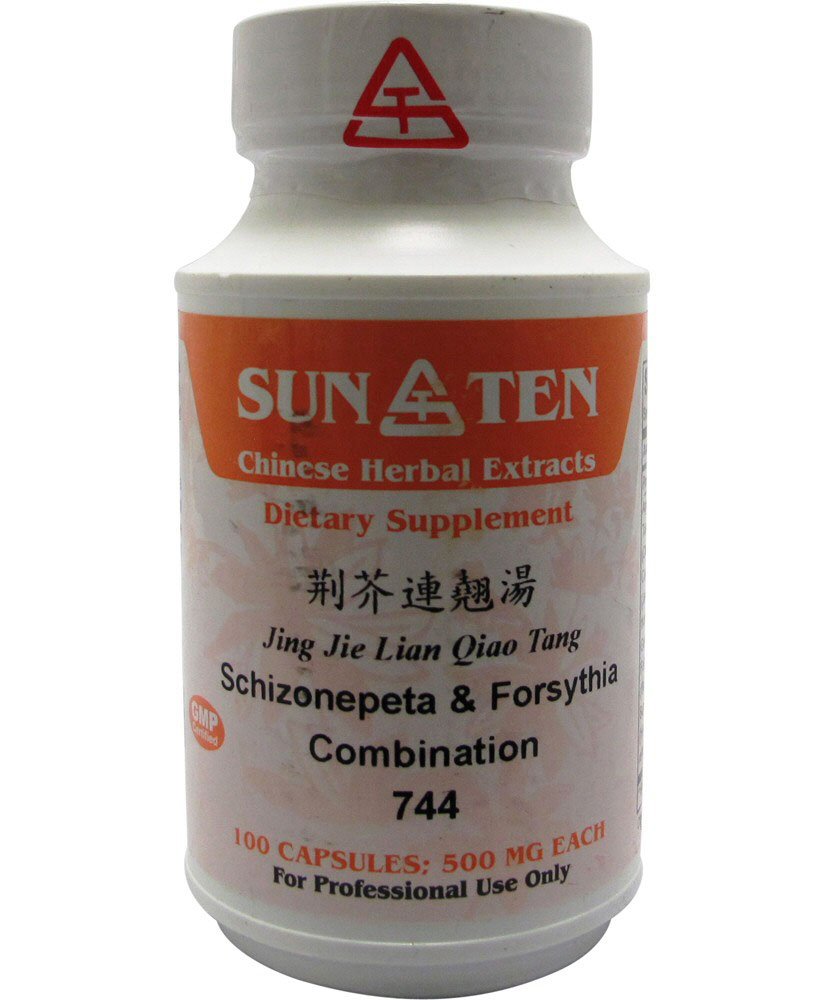 Sun Ten Jing Jie Lian Qiao Tang Schizonepeta & Forsythia Combination 744B Capsules