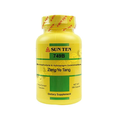 Sun Ten Zeng Ye Tang Scrophularia & Ophiopogon Combination 749B Capsules