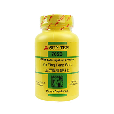 Sun Ten Yu Ping Feng San Siler & Astragalus Formula 765B Capsules