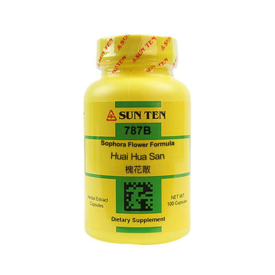 Sun Ten Huai Hua San Sophora Flower Formula 787B Capsules