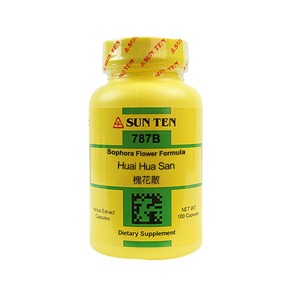Sun Ten Huai Hua San Sophora Flower Formula 787B Capsules
