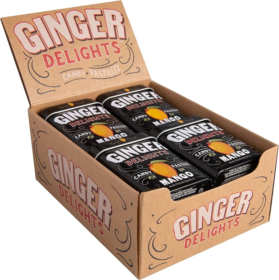 Big Sky Ginger Delights Mango Mints - Pack of 12