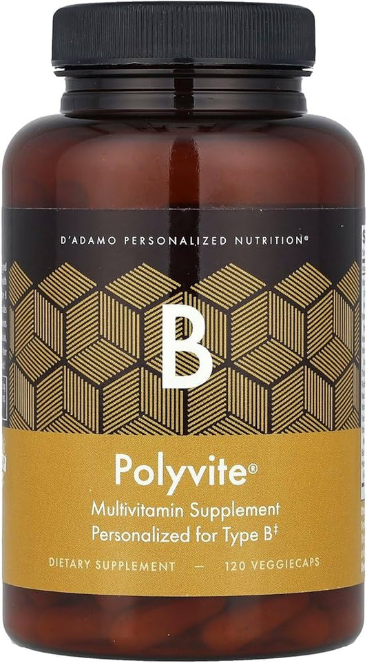 D'Adamo Personalized Nutrition - Polyvite B 120 vcaps