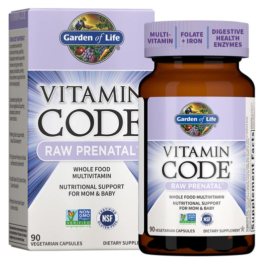 Garden of Life Vitamin Code RAW Prenatal, 90 Capsules by Garden of Life