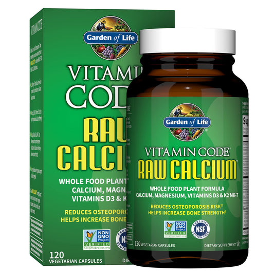 Garden of Life, Vitamin Code, RAW Calcium, 120 Vegetarian Capsules
