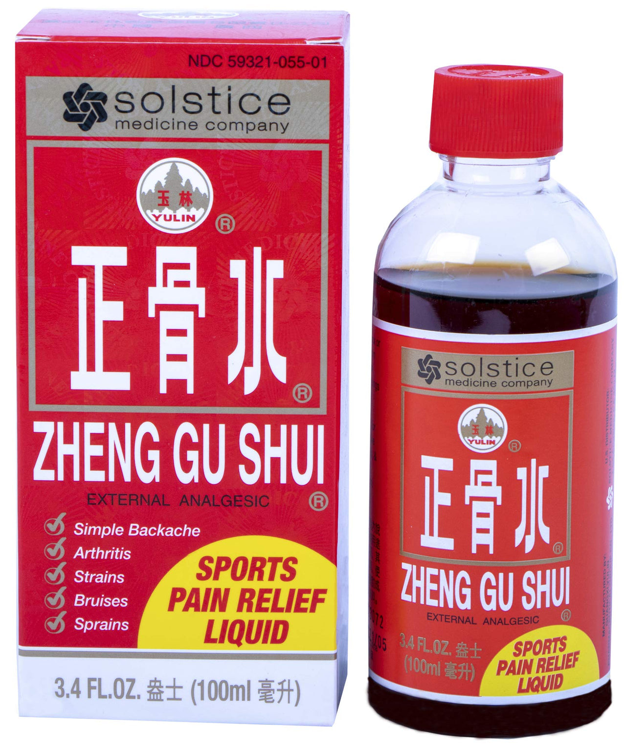 Zheng Gu Shui-External Analgesic Lotion, 3.4oz