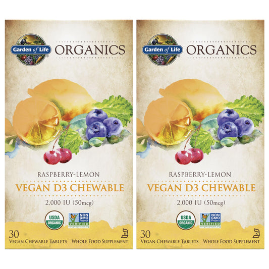 Garden Of Life, Mykind 2000Iu Vegan D3 Rasplemon, 30 Tablets