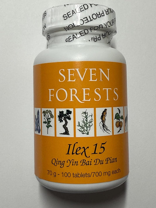 Ilex 15 - Seven Forests - 100 Tablets - 700 Mg.