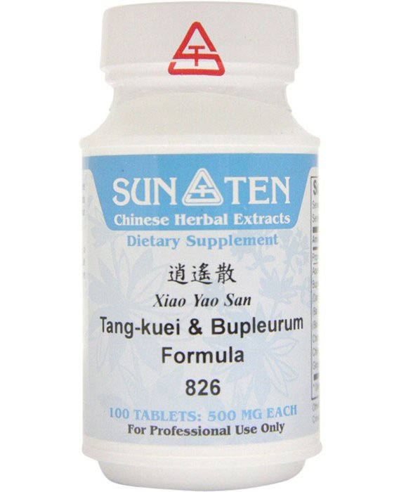 Sun Ten Xiao Yao San Tang-kuei & Bupleurum Formula 826T Tablets