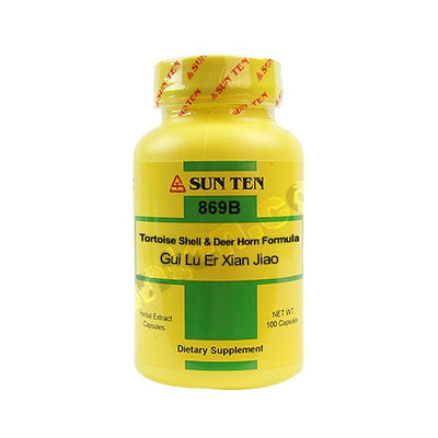 Sun Ten Gui Lu Er Xian Jiao Tortoise Shell & Deer Horn Formula 869B Capsules