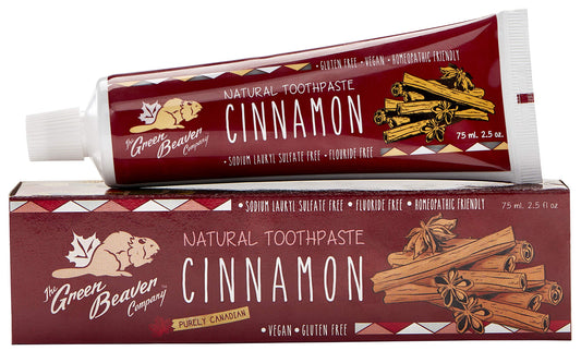 GREEN BEAVER Cinnamon Toothpaste, 75 ML