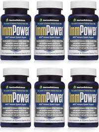 American BioSciences ImmPower | Enhanced Immune Support, Natural Killer Cell Activity & Cytokine Production | 30 Vegetarian Capsules, 500mg of AHCC per Capsule (2 Pack)