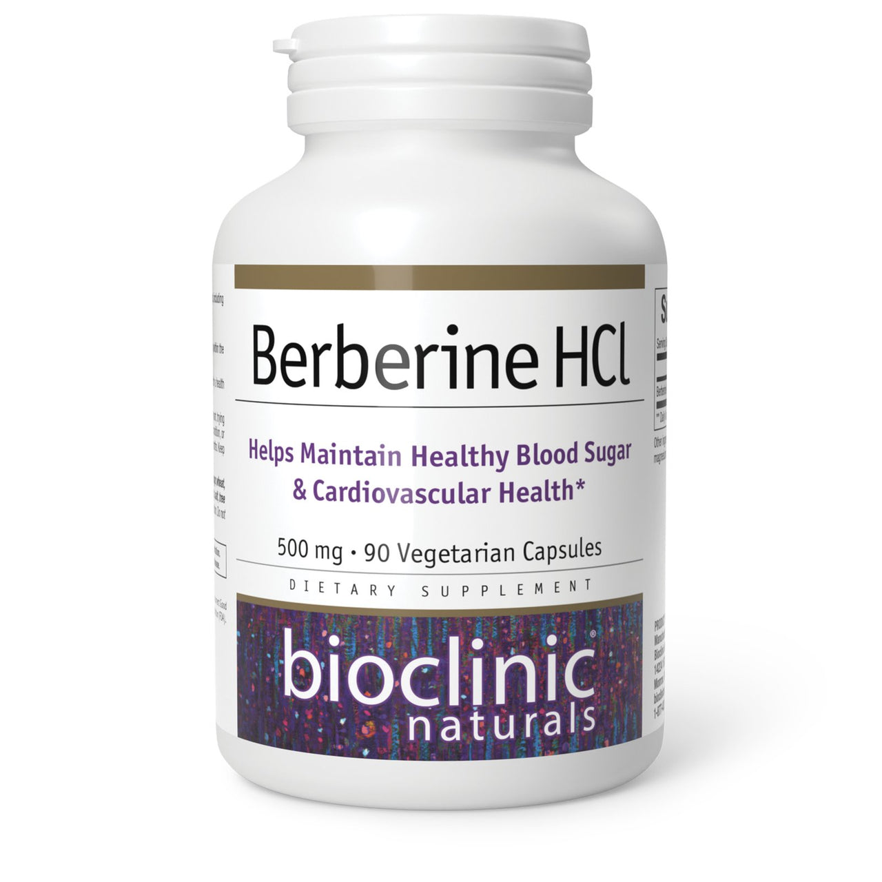 Bioclinic Naturals Berberine HCL 500 mg 90 Caps bottle