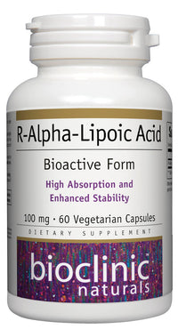 Bioclinic Naturals - R-Alpha-Lipoic Acid 100mg 60 vcaps