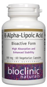Bioclinic Naturals - R-Alpha-Lipoic Acid 100mg 60 vcaps bottle