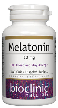 Bioclinic Naturals - Melatonin 10 mg 180 Tablets