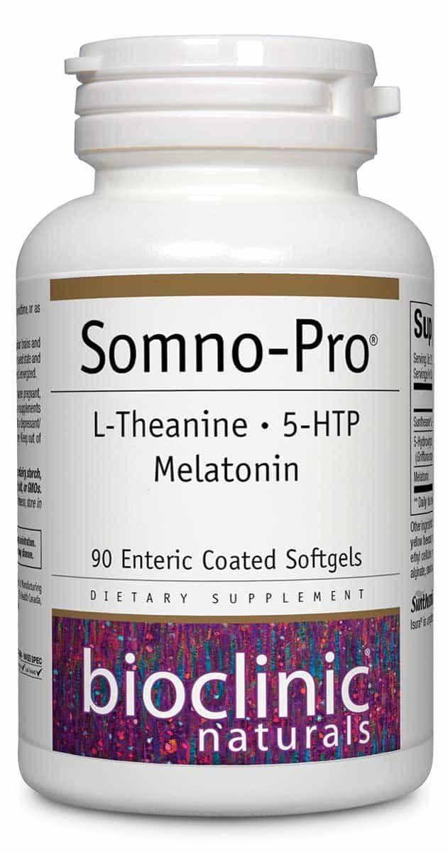 Bioclinic Naturals, Somno-Pro 90 gels with Melatonin, 5HTP, and L-Theanine