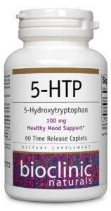 Bioclinic Naturals - 5-HTP - 60 Caplets bottle