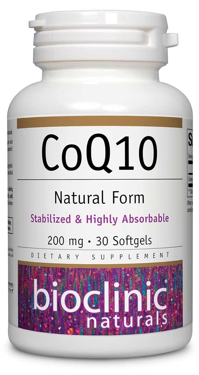 Bioclinic Naturals CoQ10 200 mg 30 gels