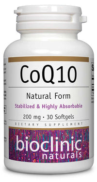 Bioclinic Naturals CoQ10 200 mg 30 gels