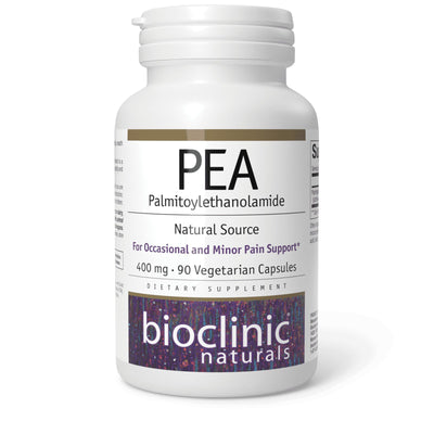 Bioclinic Naturals Pea Palmitoylethanolamide 400 mg 90 Vegetarian Capsules