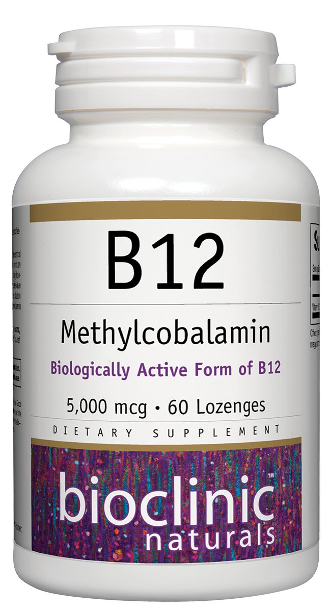 Bioclinic Naturals - B12 Methylcobalamin 5000 mcg 60 LOZ