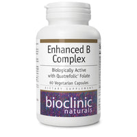 Bioclinic Naturals Enhanced B Complex 60 Softgels - Biologically Active and with Quatrefolic Folate