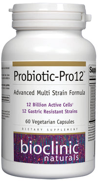 Bioclinic Naturals - Probiotic-Pro 12 60 vcaps bottle