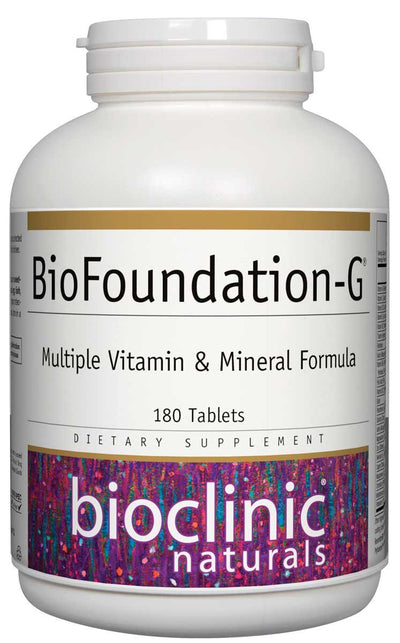Bioclinic Biofoundation Tablets, 180 Count
