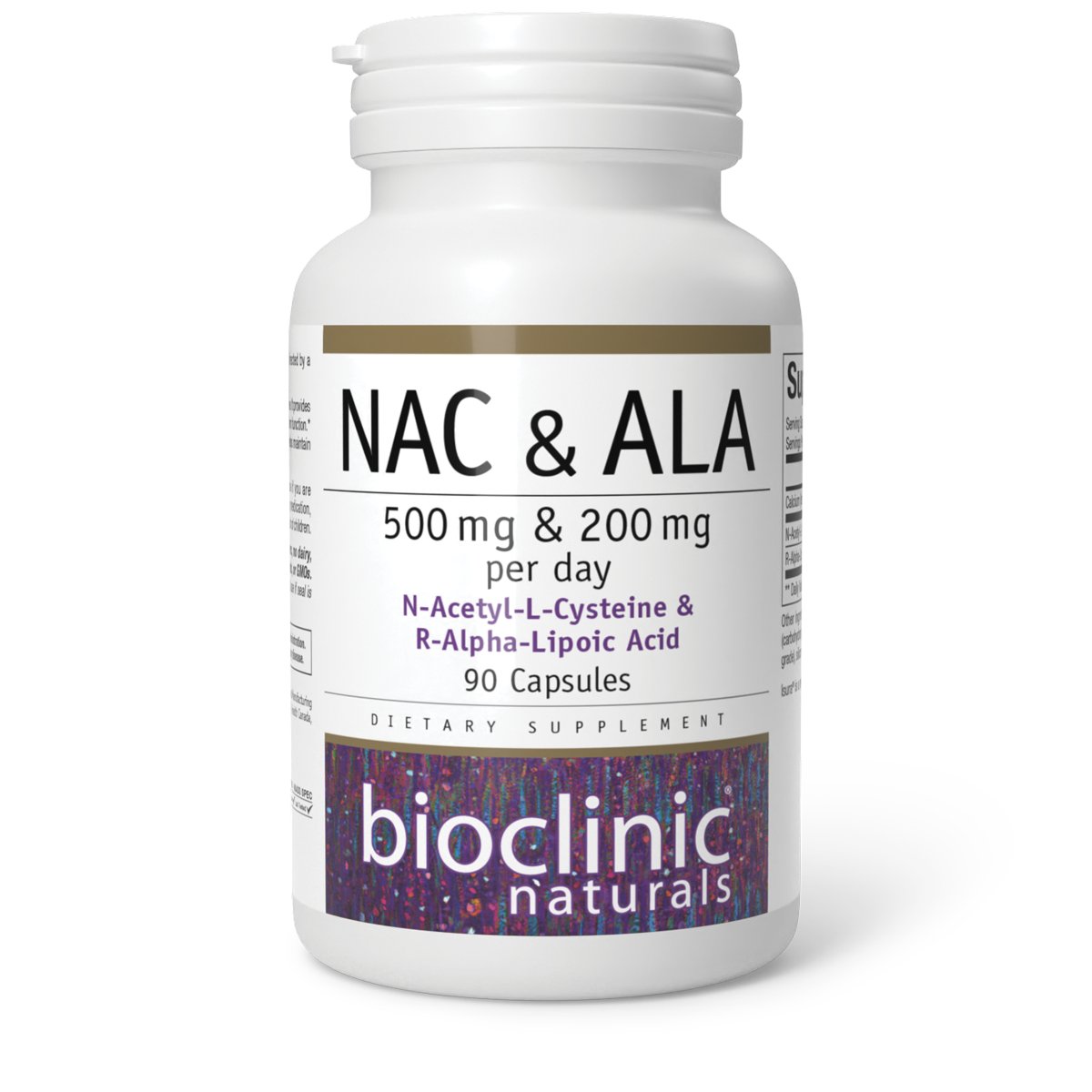 Bioclinic Naturals NAC & ALA 90 Capsules