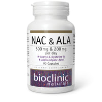 Bioclinic Naturals NAC & ALA 90 Capsules