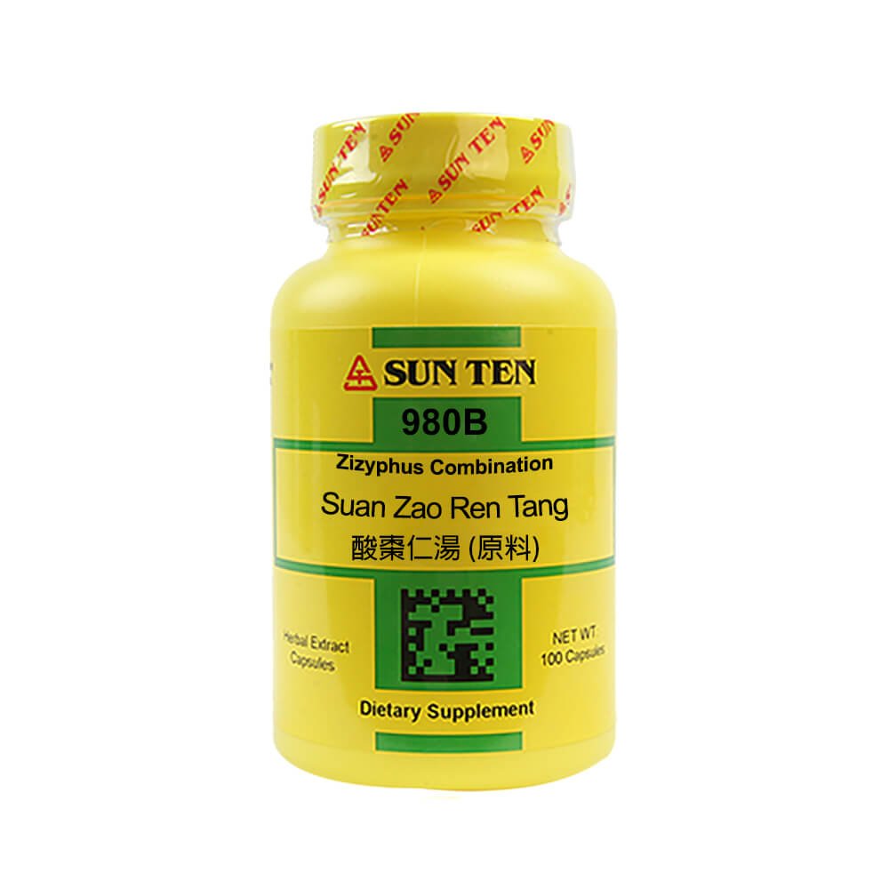 Sun Ten Suan Zao Ren Tang Zizyphus Combination 980B Capsules