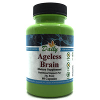 Daily Manufacturing Ageless Brain (Methylfolate, B12, Resveratrol, Lutein, Zeaxanthin, Ashwagandha Extract, Curcumin, Astaxanthin & Inulin)