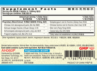 Guang Ci Tang Chuan Xiong Cha Tiao Pian HeadClarity 200 Tablets Supplement Facts