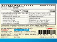 Guang Ci Tang Xiao Feng Pian Skin WindClear 200 Tablets Supplement Facts