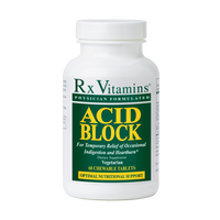 Rx Vitamins Acid Block 60 Chewable Tablets