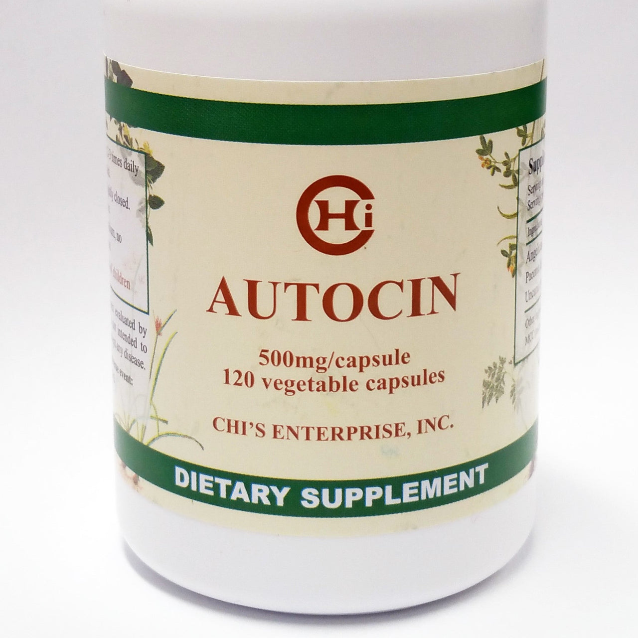 Chi's Enterprise, Autocin (120 caps) bottle