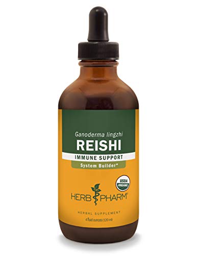 Reishi Mushroom Liquid Extract Drops Immune System Builder, 4 Oz