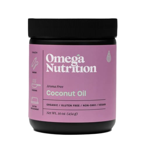 Omega Nutrition Coconut Oil, 454-Grams