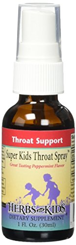 Herbs for Kids Super Kids Throat Spray, 1 Ounce