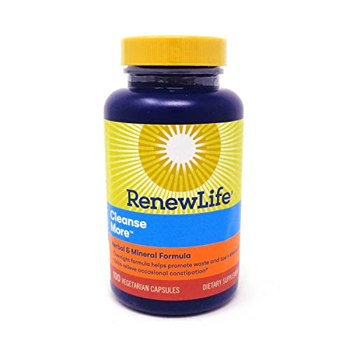 Renew Life Cleanse More Herbal & Mineral Formula, 100 Capsules