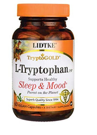 Lidtke Technologies L-Tryptophan Capsules, 60 Count
